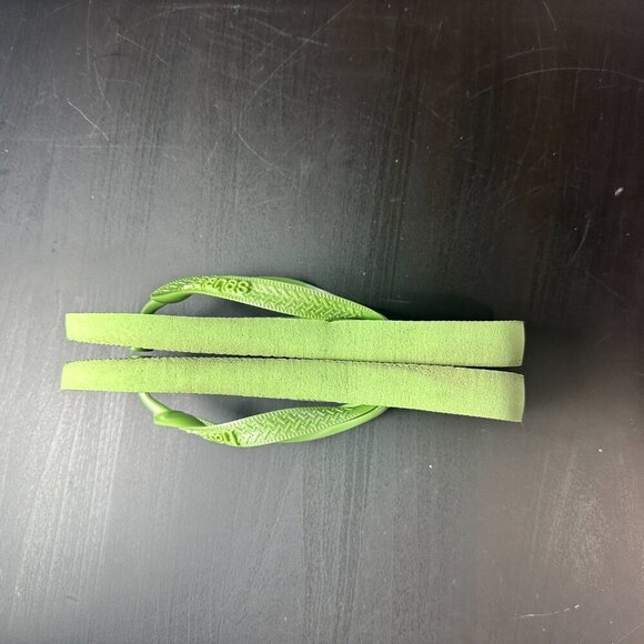 HAVAIANAS Lime Green Classic Flip Flops Size 6 - Picture 4 of 7